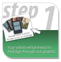 Step 1: Your visitors will be linked to MyEdge through our graphic.
