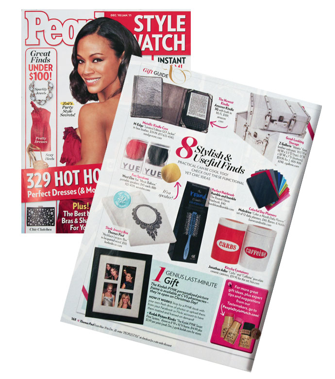 M-Edge Crackled Silver GO! Jacket featured in People StyleWatch's 2010 Holiday Gift Guide