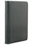 Crackled Black Microfiber Leather